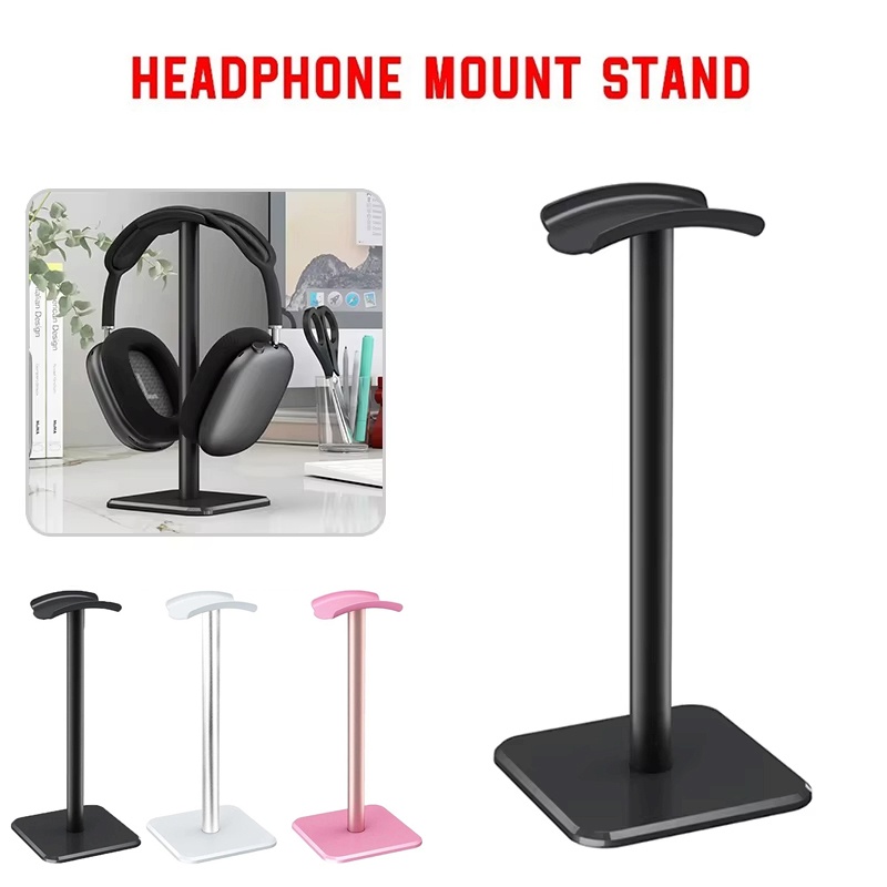 Headphone Stand Desk - Penyangga Headphone Multifungsi Universal Plastik Portabel