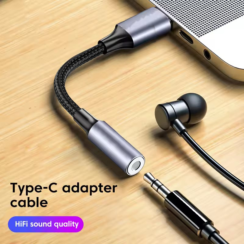 Audiophile Headphone Wired - Adaptor Audio USB C DAC Tipe-C