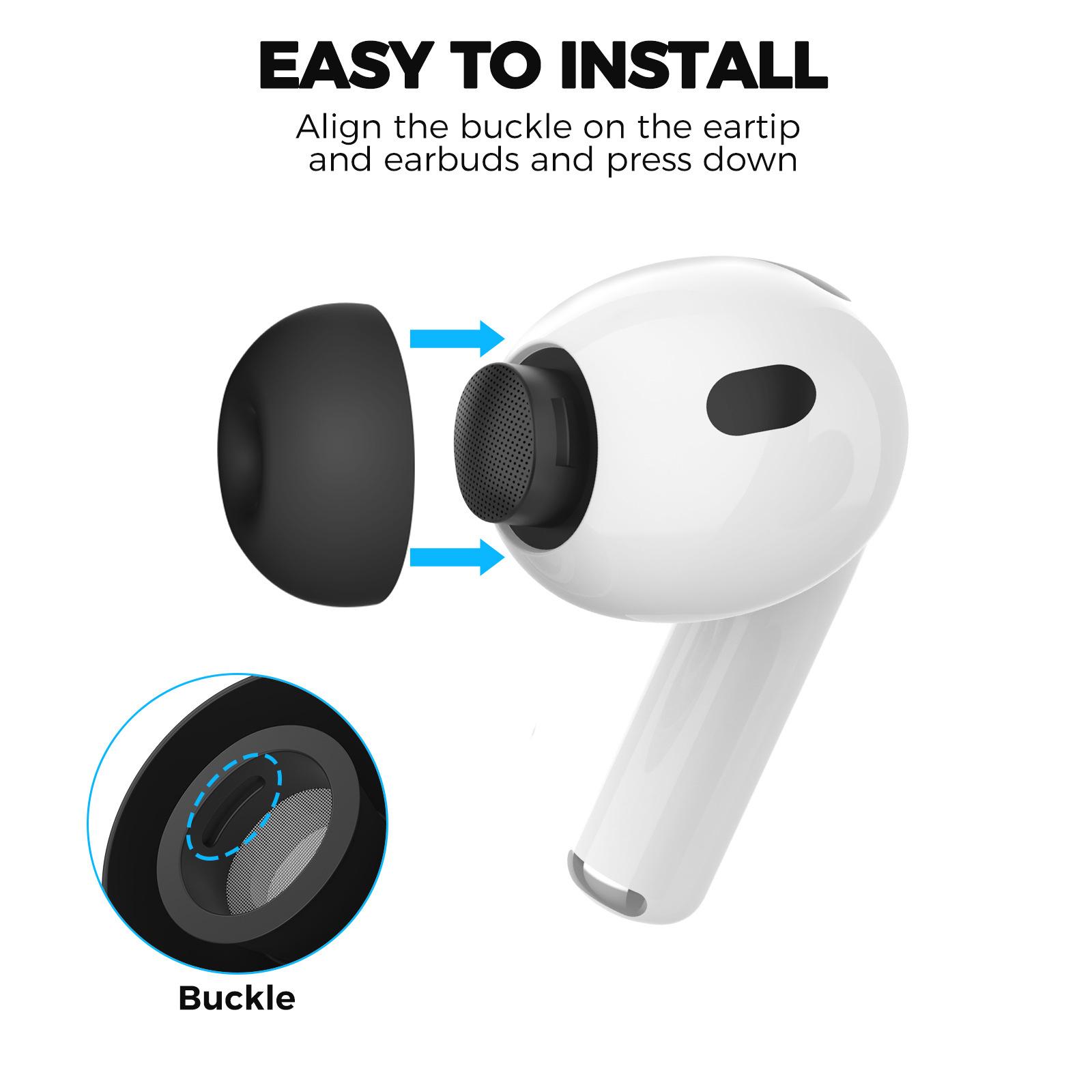 Silicone Ear Tip Replacement - Untuk AirPods Pro 3 XDcase 4