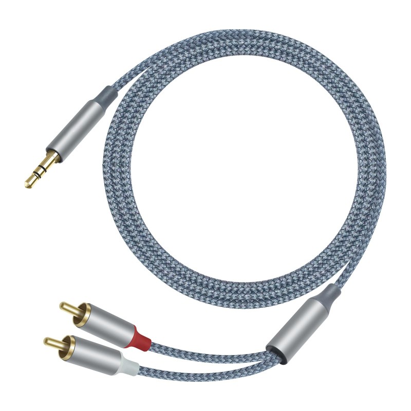 Audio Splitter Y - 3 Buah Kabel Audio Adaptor Pemisah