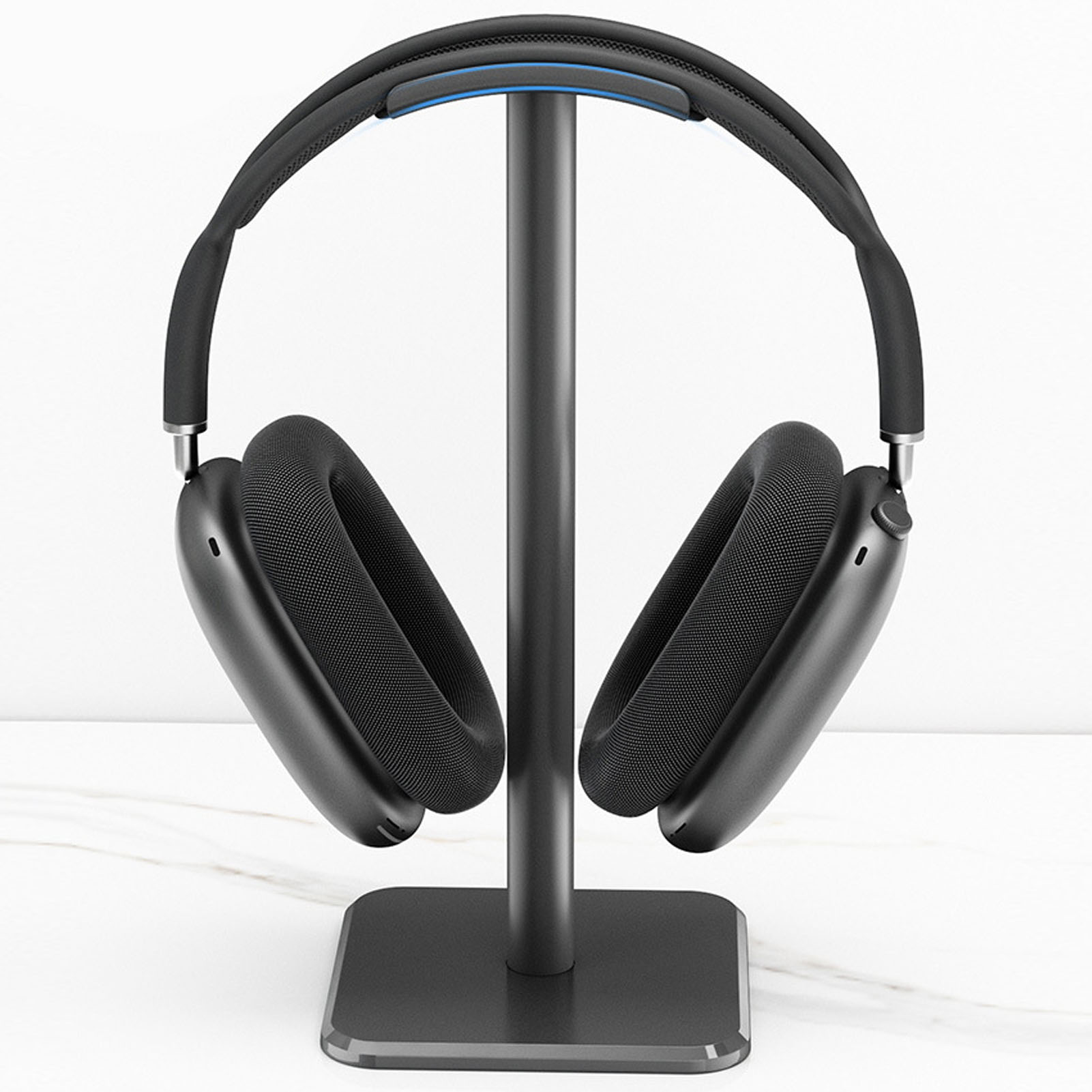 Headphone Stand Desk - Dudukan Headphone sudut bulat antiselip, alas
