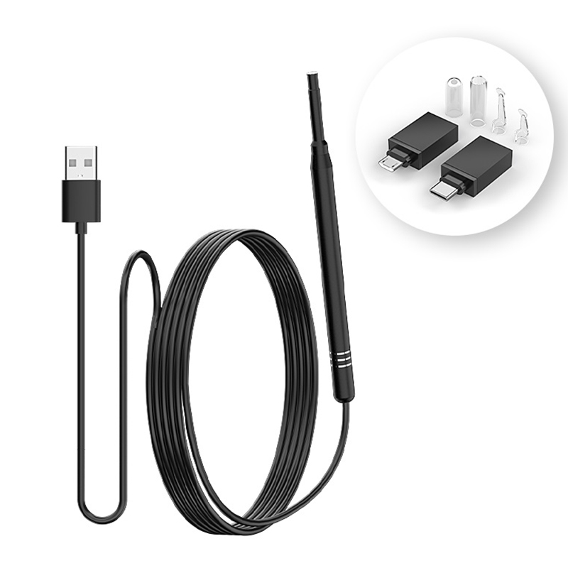 Usb C Earphone - Kamera Endoskopi Pembersih Telinga 3in1 USB
