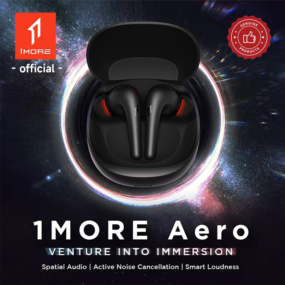 Noise Cancelling Headphone - 1MORE Aero Ear buds Peredam Kebisingan