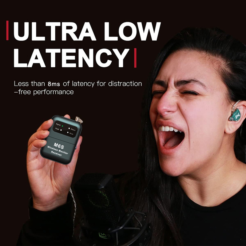 In Ear Monitor Iem - A73E-2.4G Sistem Monitor In-Ear Nirkabel IEM