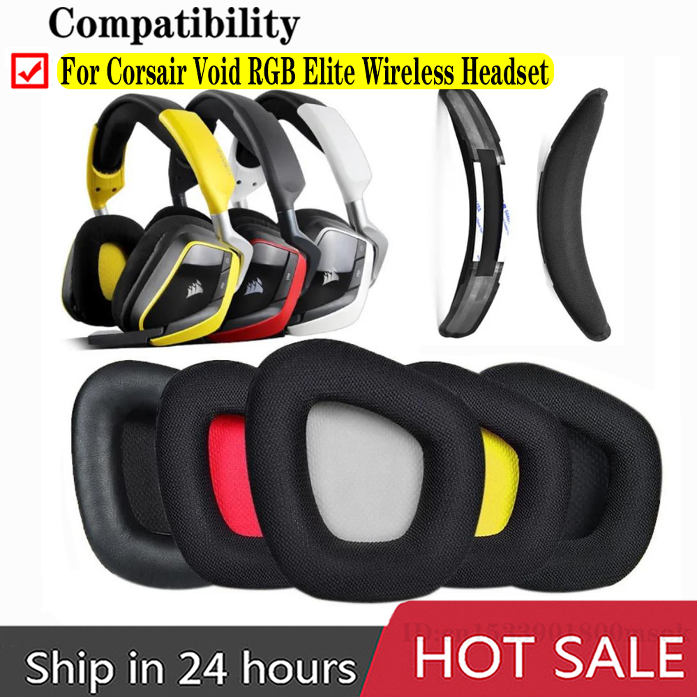 Gaming Headset Rgb - Penutup bantalan telinga pengganti bantalan telinga