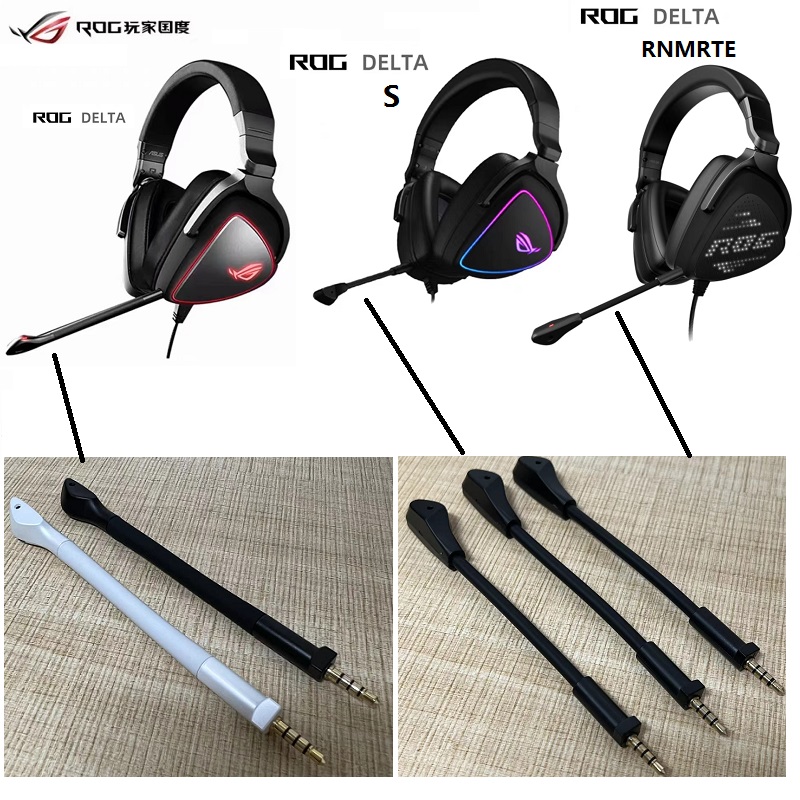 Gaming Headset Rgb - Mikrofon asli untuk ASUS ROG Delta