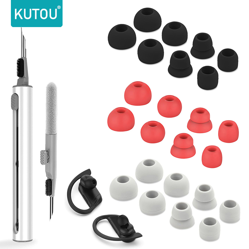 Silicone Ear Tip Replacement - Kulou ujung telinga silikon pengganti untuk