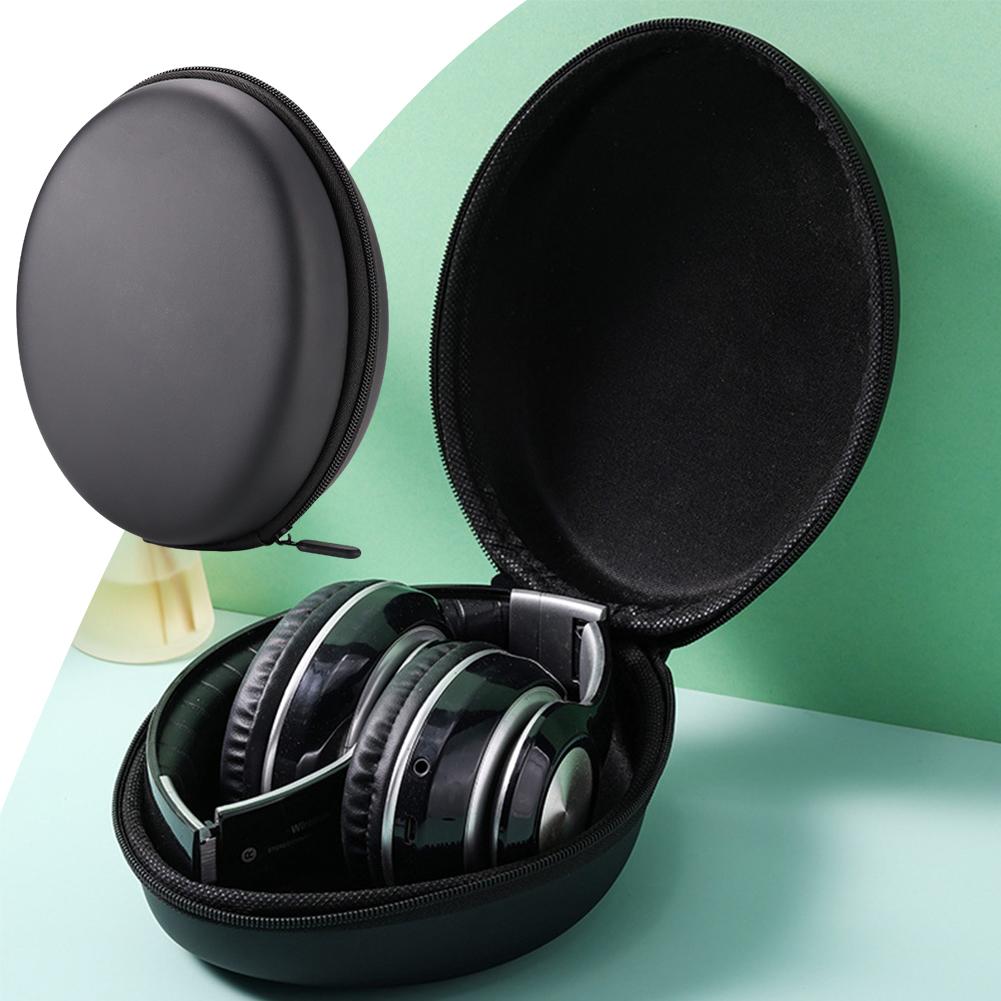 Headphone Case Hard - Kotak Penyimpanan Earphone PU Mini Tas