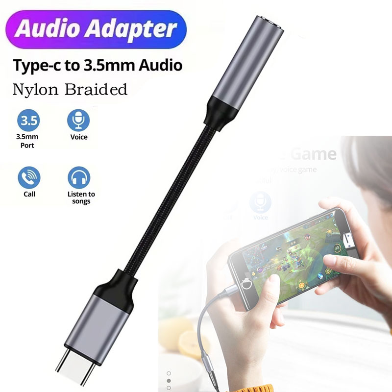 Adaptor Audio USB C DAC Tipe-C - Audiophile Headphone Wired ulasan dan harga