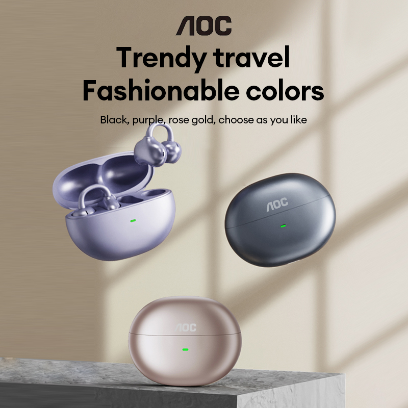 AOC ACD2544 Earbud Nirkabel Bl - Earbuds Charging Case ulasan dan harga