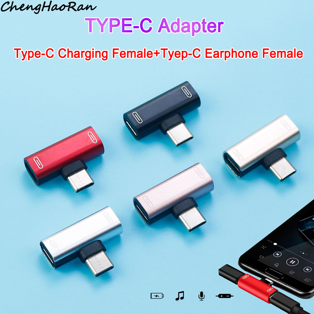 1/2 Buah 3 In 1 USB C Ke Adapt - Usb C Earphone ulasan dan harga