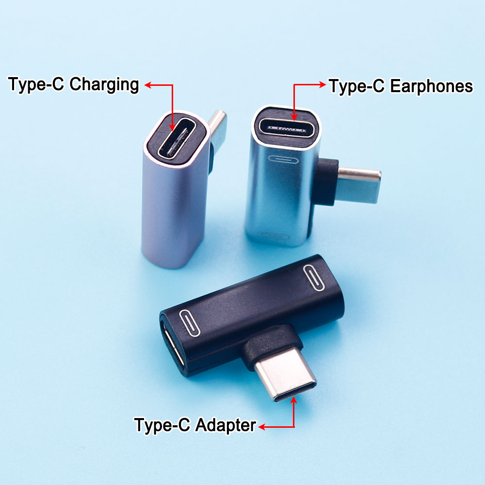 1/2 Buah 3 In 1 USB C Ke Adapt - Usb C Earphone ulasan dan harga