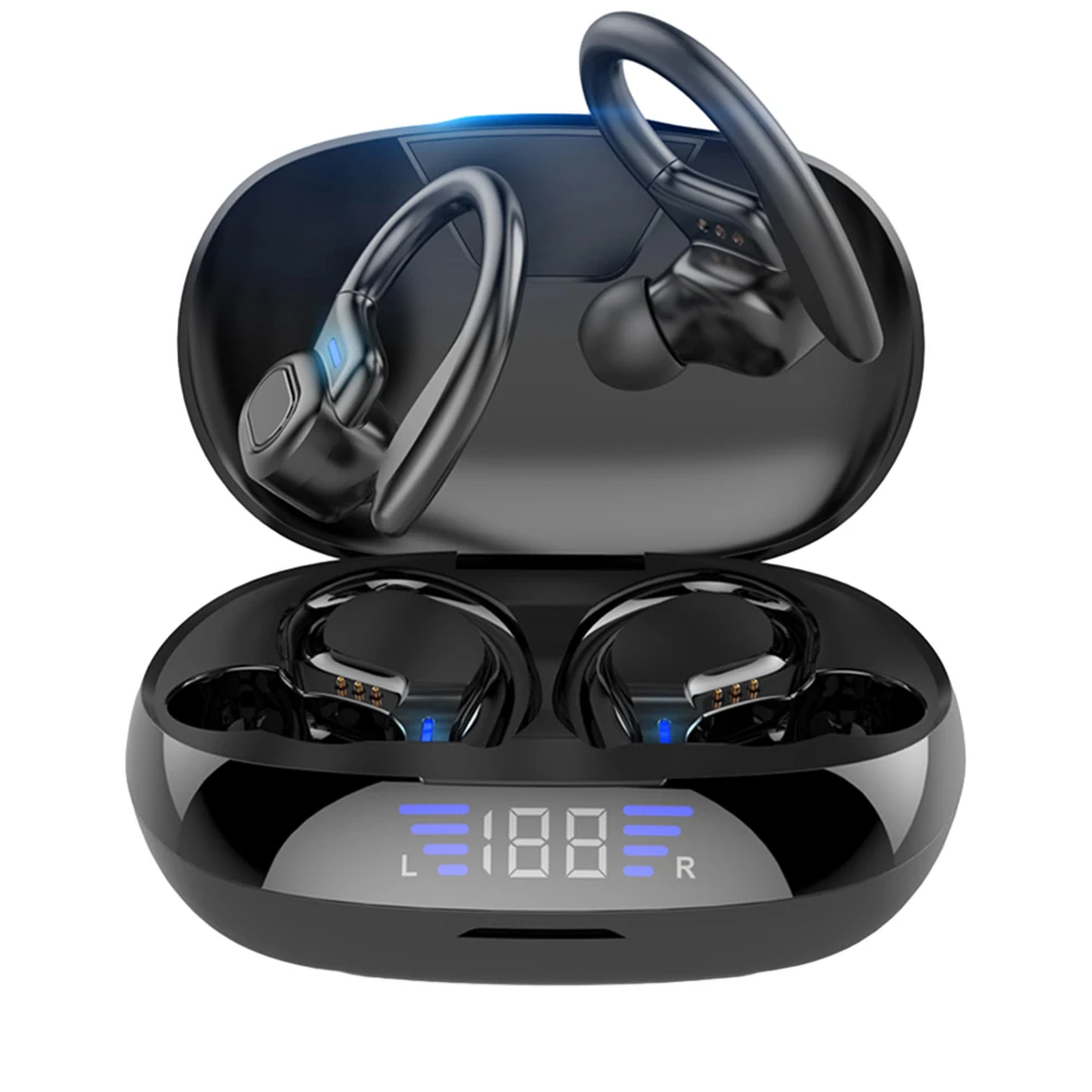 VV2 TWS earphone Bluetooth 5.0 - Sports Earphone Hook ulasan dan harga
