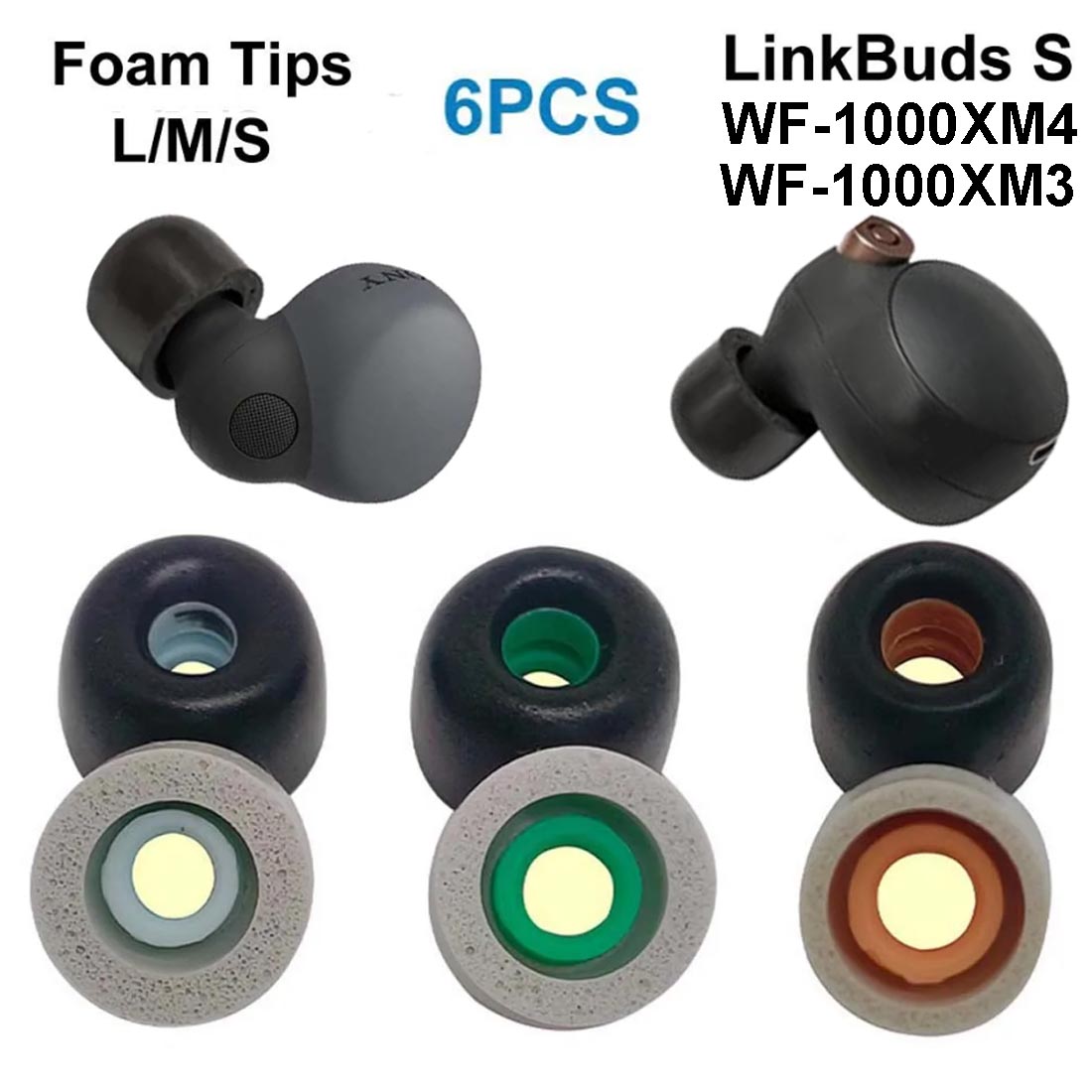 Busa Memori Penutup Telinga Un - Earphone Foam Tip ulasan dan harga