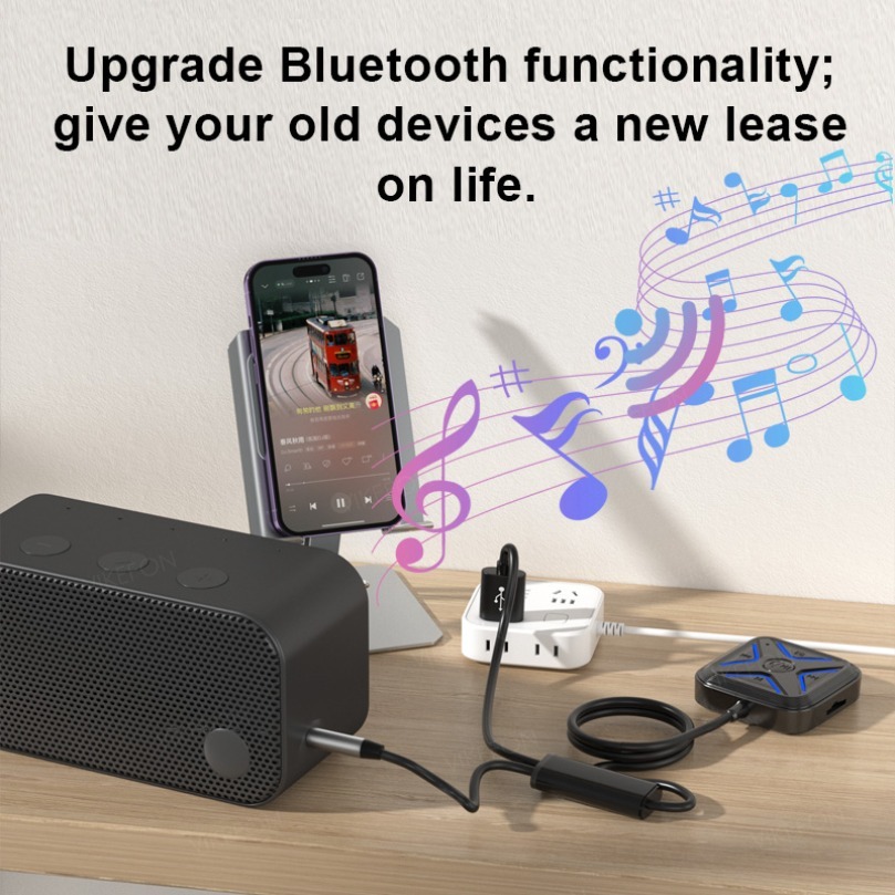 Adaptor Mobil Bluetooth 5.3 Un - Bluetooth Adapter Receiver ulasan dan harga