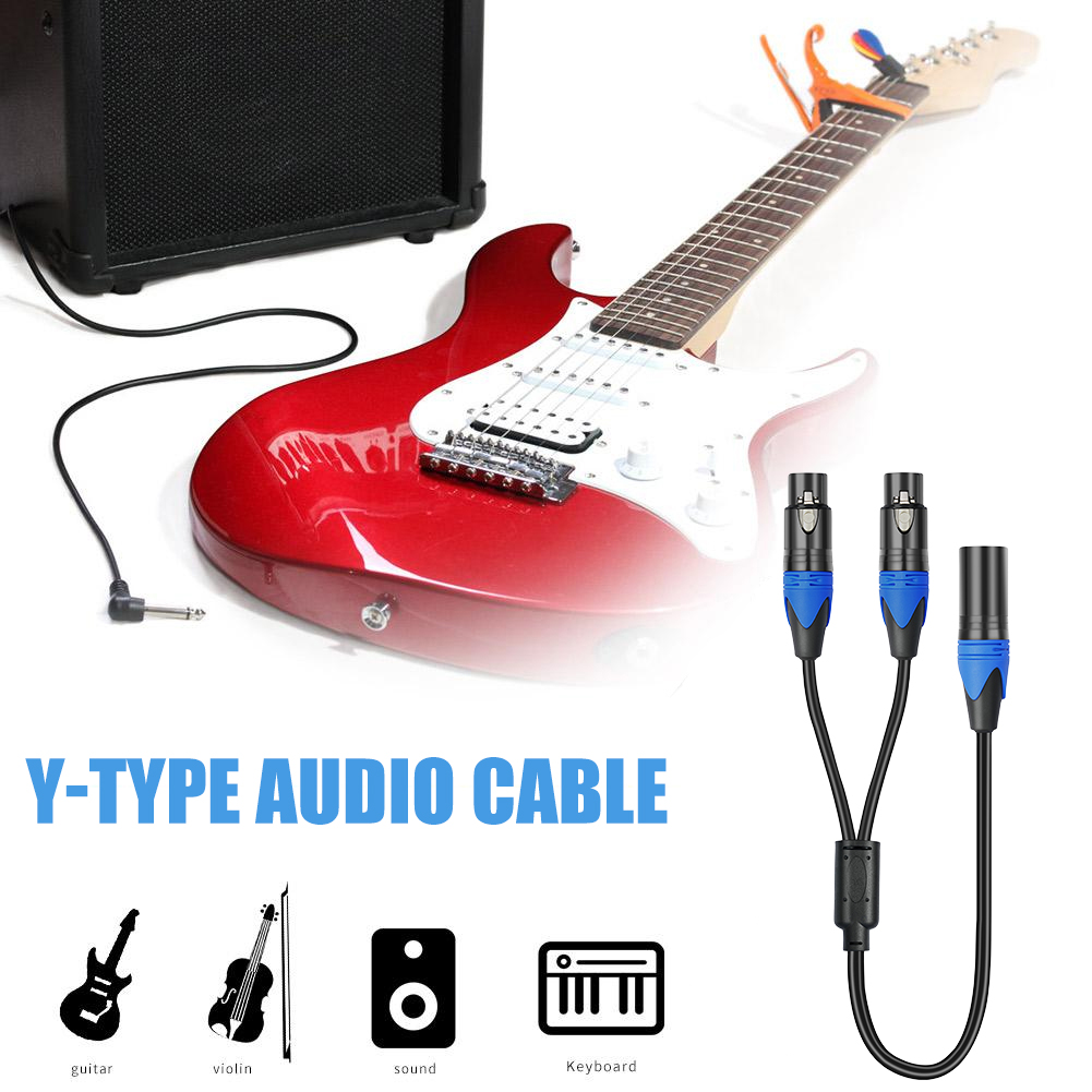 Kabel Splitter XLR 50cm 1 XLR  - Audio Splitter Y ulasan dan harga