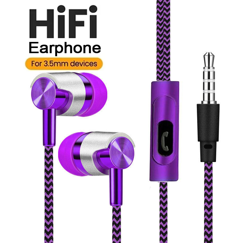 Mikrofon HD bawaan, earphone b - Wired Earphone Mic ulasan dan harga