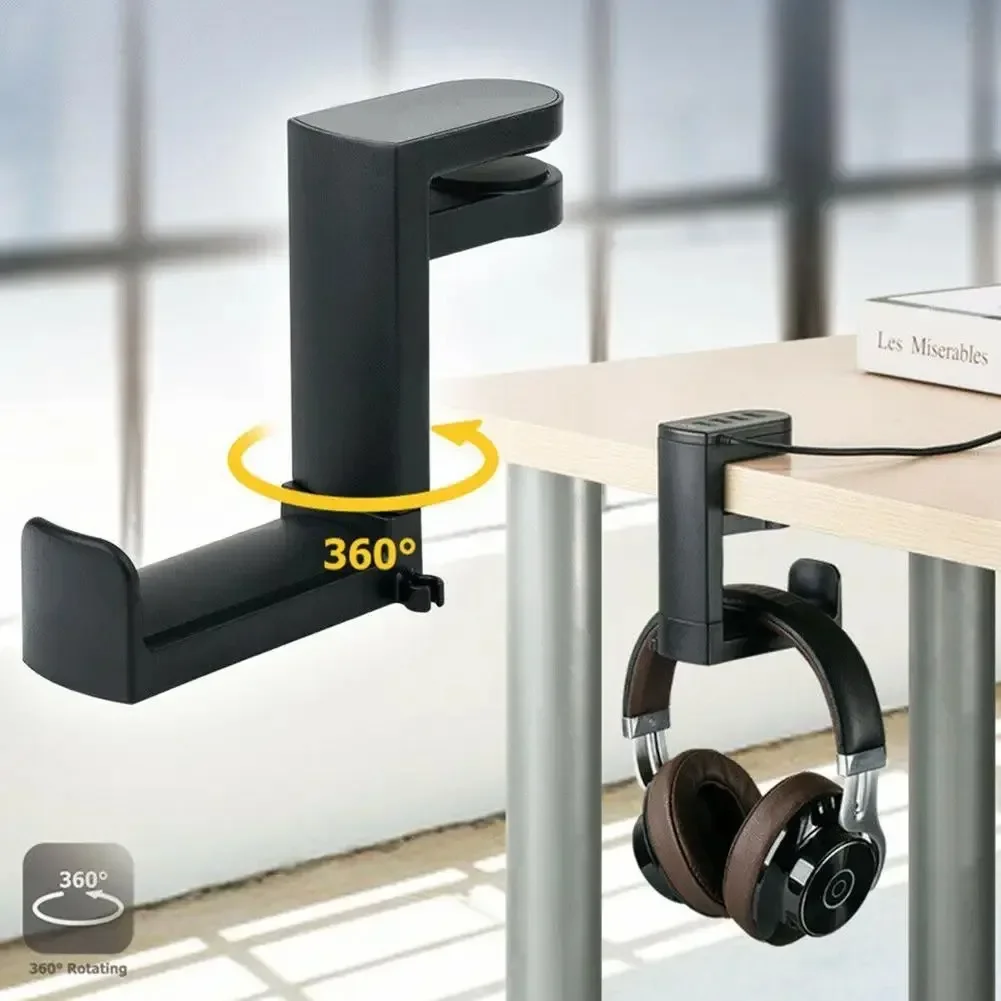 360 °   Dudukan Headphone Puta - Headphone Stand Desk ulasan dan harga
