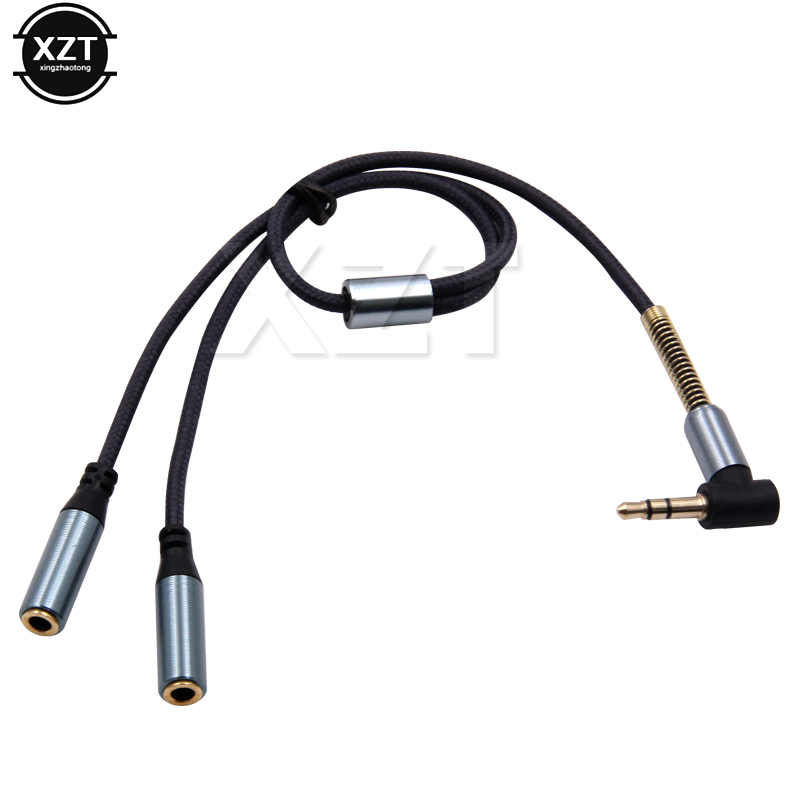 3.5Mm 1 Ke 2 Audio Aux Y Adapt - Earphone Splitter Jack ulasan dan harga