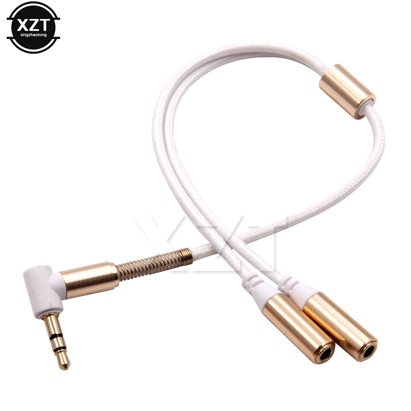 3.5Mm 1 Ke 2 Audio Aux Y Adapt - Earphone Splitter Jack ulasan dan harga