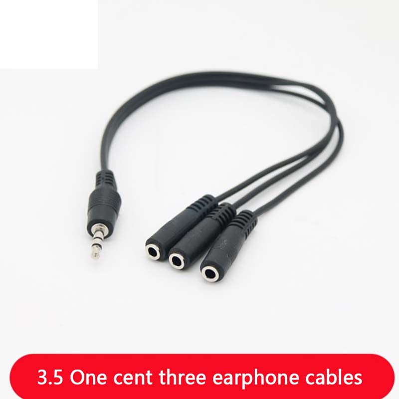 1Pc 3.5mm 3 Way Port Aux Multi - Earphone Splitter Jack ulasan dan harga
