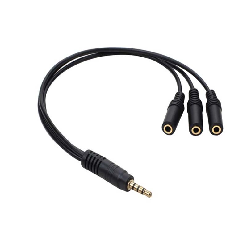 1Pc 3.5mm 3 Way Port Aux Multi - Earphone Splitter Jack ulasan dan harga