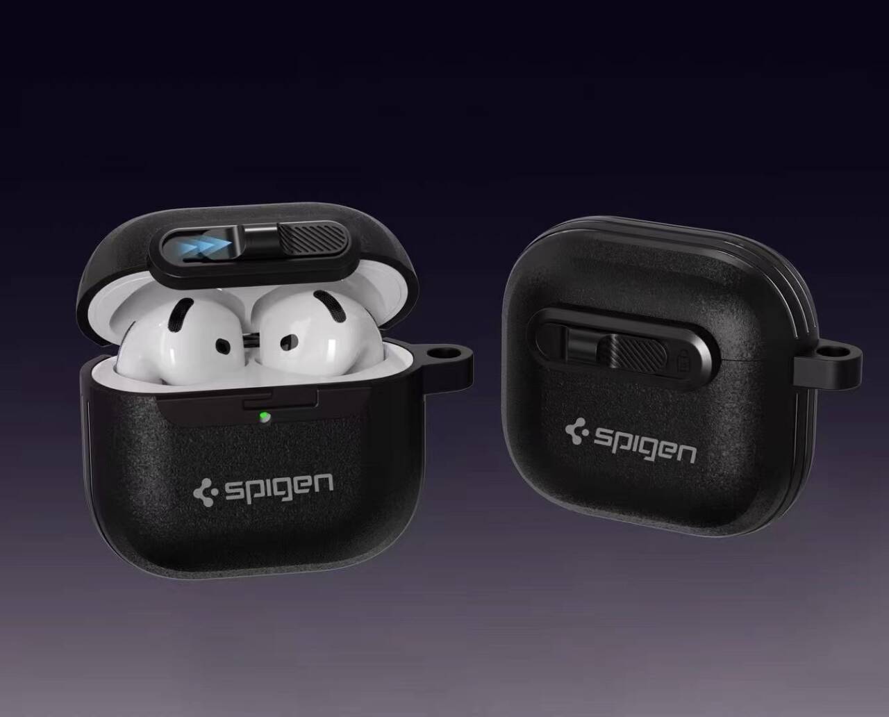 Casing Earphone Spigen Asli un - Headphone Case Hard ulasan dan harga