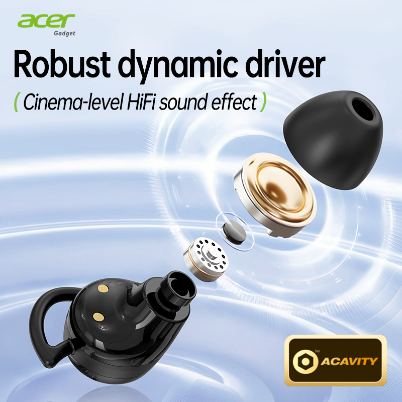 Acer OHR557 Earbud Bluetooth I - Sports Earphone Hook ulasan dan harga