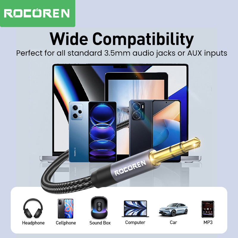 Rocoren kabel Audio Jack 3.5mm - Cable Extension 3.5 ulasan dan harga