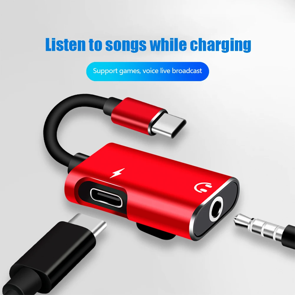 Adaptor USB-C 2-in-1 ke Jack 3 - Earphone Splitter Jack ulasan dan harga