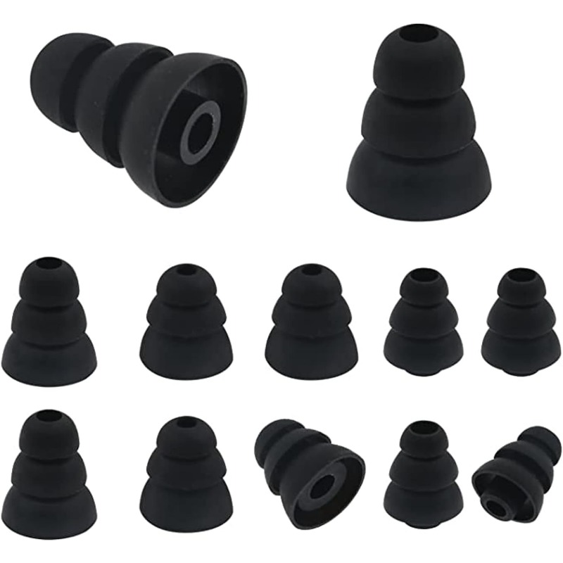 Untuk 6 buah ujung earbud sili - Silicone Ear Tip Replacement ulasan dan harga