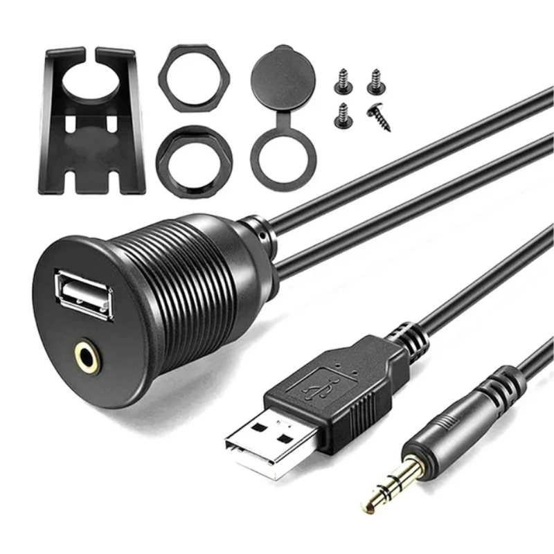 1M USB & 3.5mm AUX laki-laki k - Cable Extension 3.5 ulasan dan harga