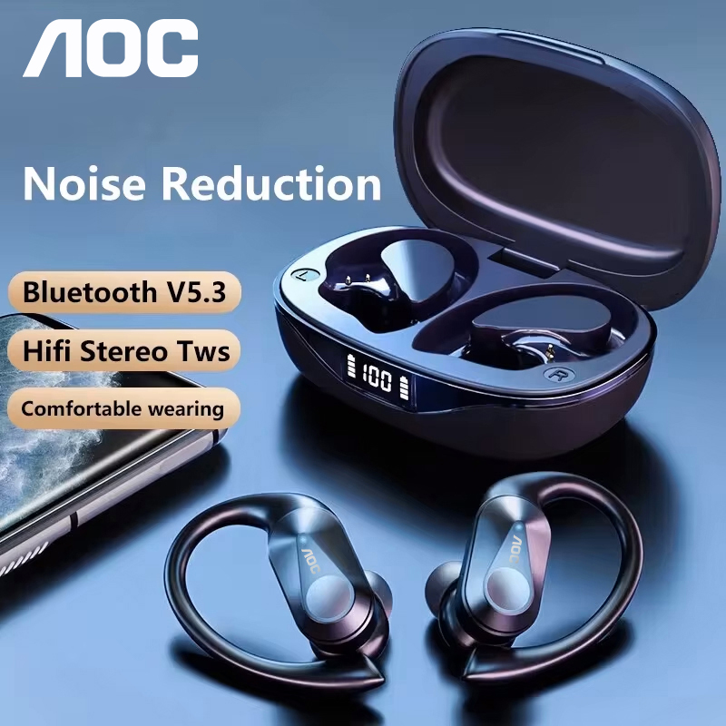 Pilihan AOC Headset Olahraga N - Wired Earphone Mic ulasan dan harga