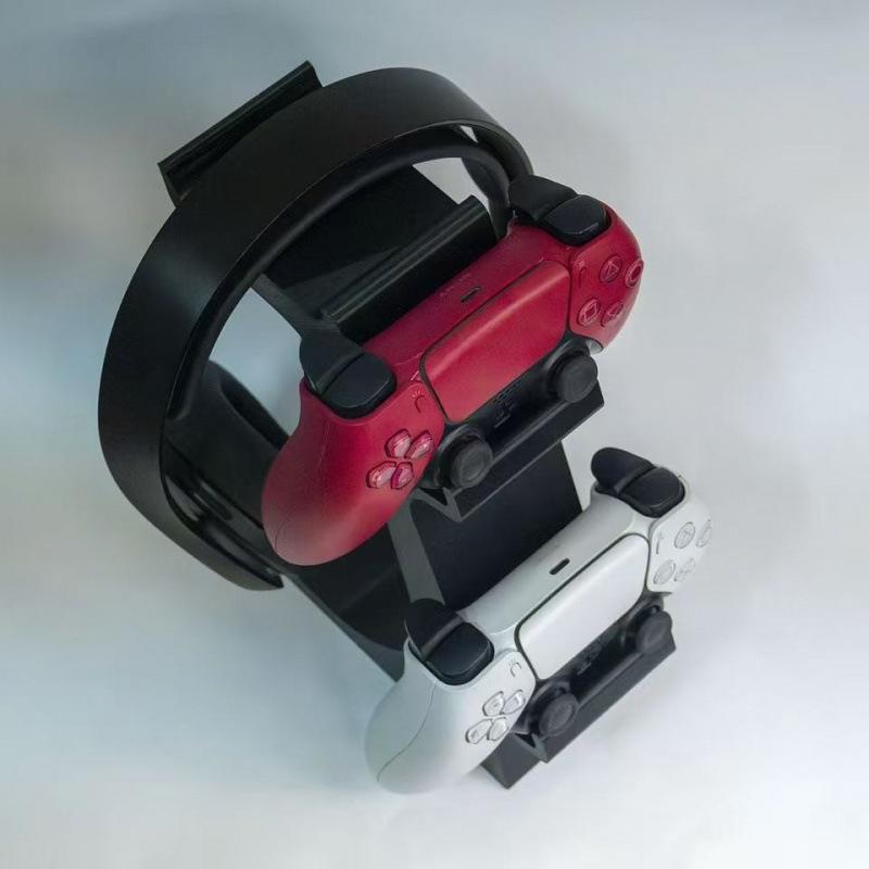 ● Dudukan Pengontrol 3-In-1 un - Headphone Stand Desk ulasan dan harga