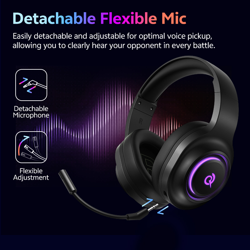 Headset Gaming QCY Heroad V200 - Gaming Headset Rgb ulasan dan harga