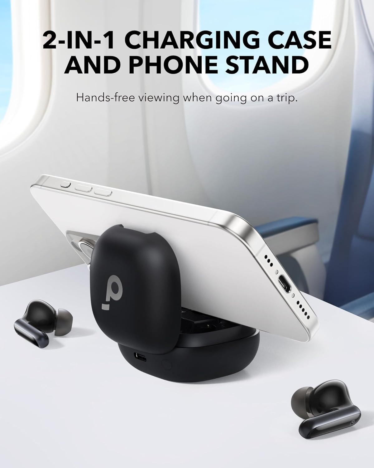 Earbud Peredam Kebisingan Adap - Earbuds Charging Case ulasan dan harga