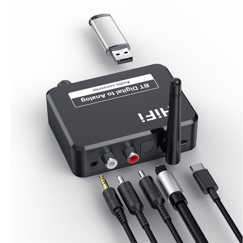 B27B Konverter Adaptor Audio D - Bluetooth Adapter Receiver ulasan dan harga