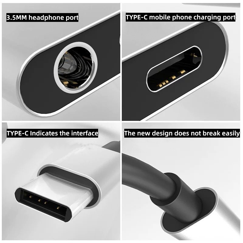 Adaptor Audio 2 dalam 1, konve - Audiophile Headphone Wired ulasan dan harga