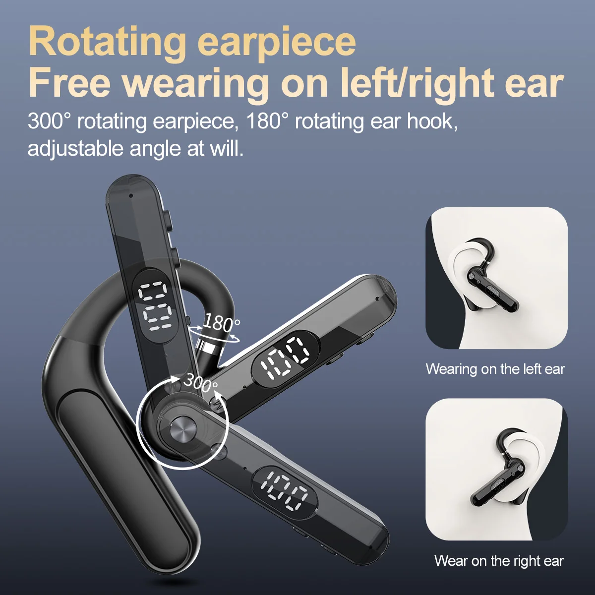 Headphone Bluetooth Nirkabel D - Bluetooth Headset On Ear ulasan dan harga