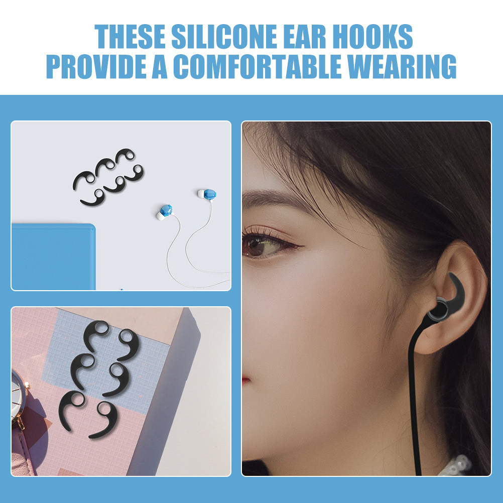 12 Buah Kait Telinga Silikon O - Silicone Ear Tip Replacement ulasan dan harga