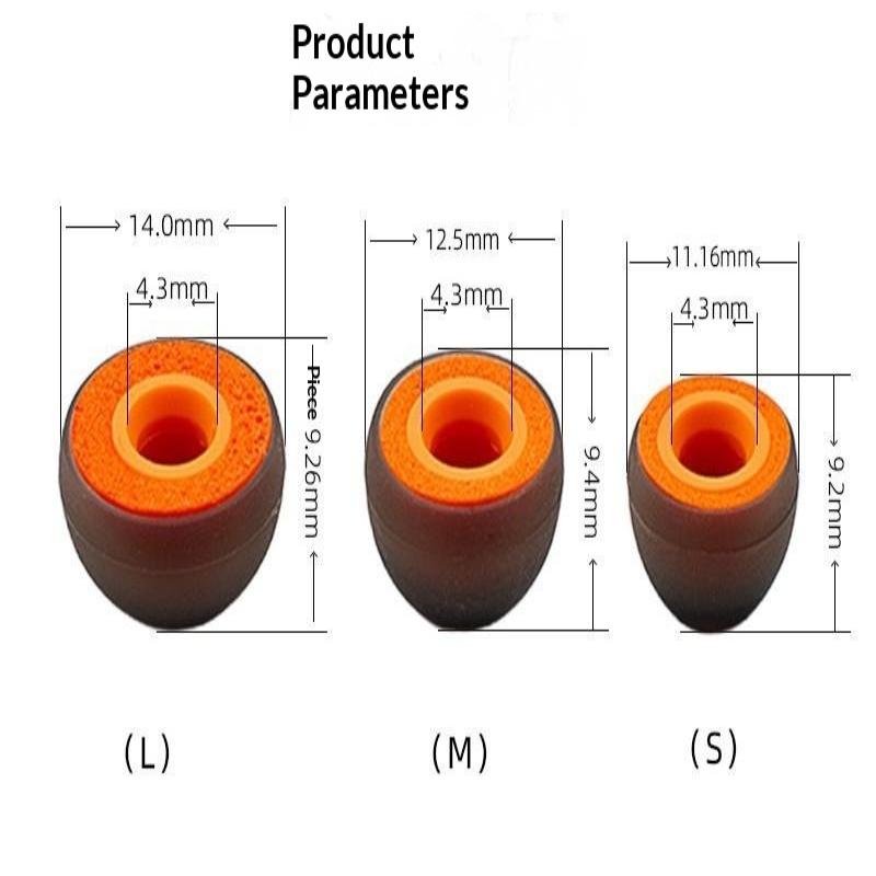 ❤️   2 Buah Casing Silikon Ear - Earphone Foam Tip ulasan dan harga