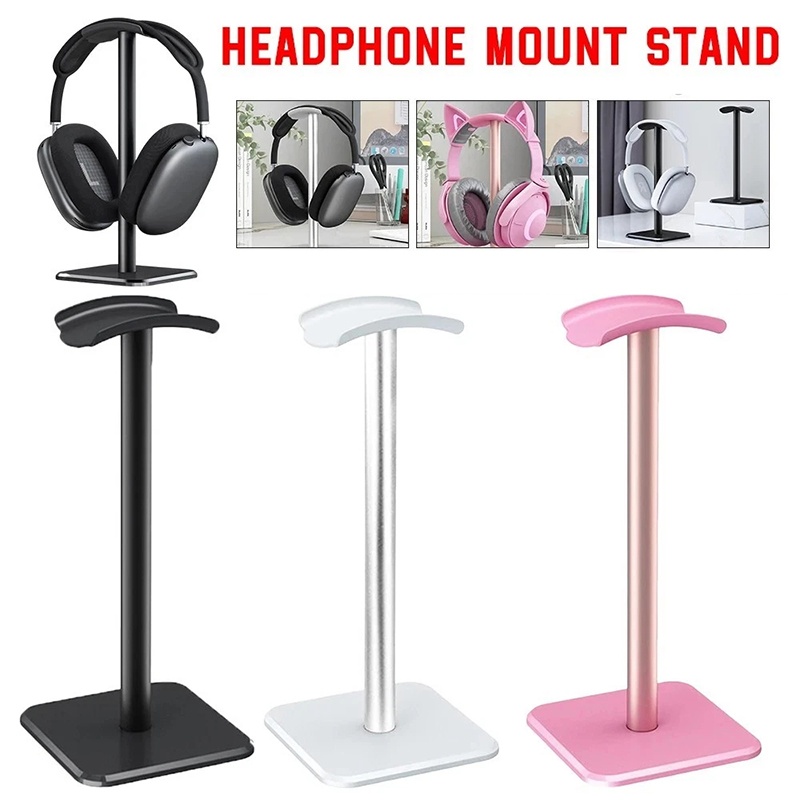 1 Buah Tempat Headphone Plasti - Headphone Stand Desk ulasan dan harga