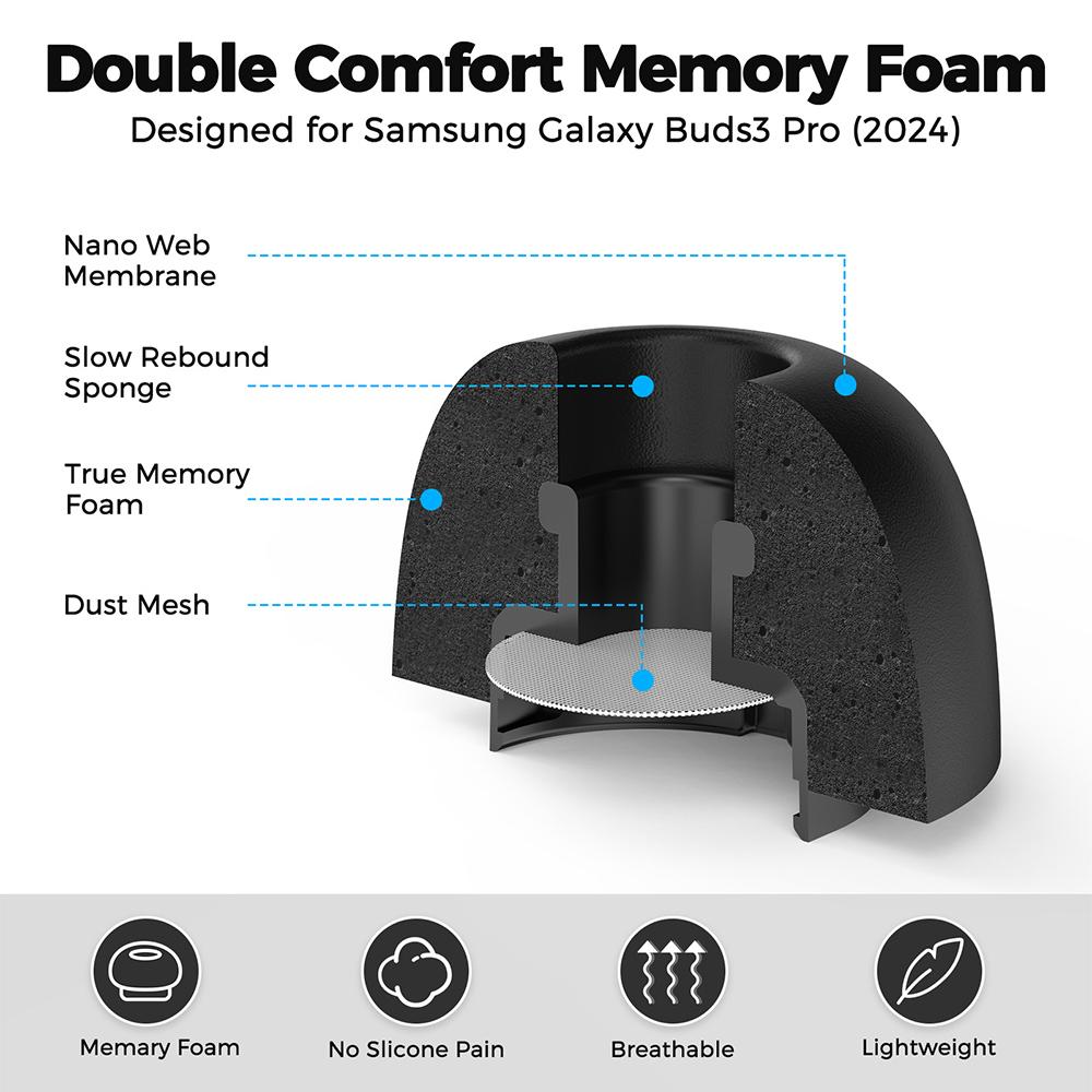 XDcase 4 Pasang Pengganti Ear  - Earphone Foam Tip ulasan dan harga